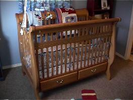 Kaprock Woodworks Sleigh Crib Plans